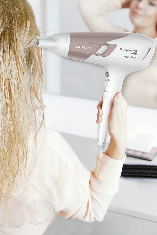 Rowenta Studio Dry CV5830 hårtørrer 2300 W Beige, Hvid