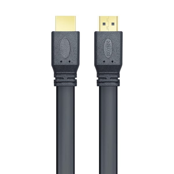 Techly ICOC HDMI2-FE-005TY HDMI-kaapeli 0,5 m HDMI-tyyppi A (vakio) Musta