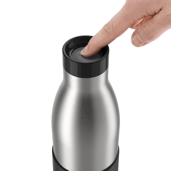 Tefal Bludrop Sleeve N31111 Dagligt forbrug, Fitness, Vandring, Sport 700 ml Rustfrit stål Sort, Rustfrit stål