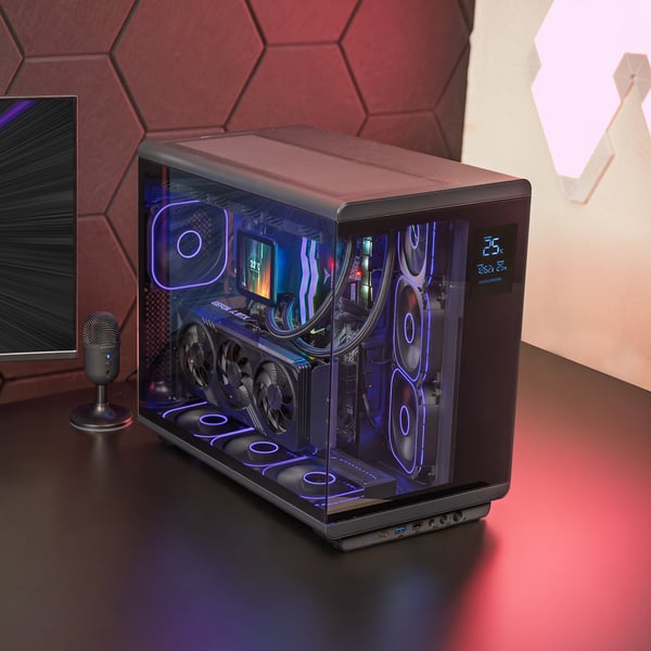 Mars Gaming MCREVMAX tietokonekotelo Midi Tower Musta
