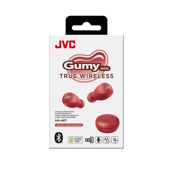 JVC HA-A6T Headset True Wireless Stereo (TWS) I öra Samtal/musik Bluetooth Röd