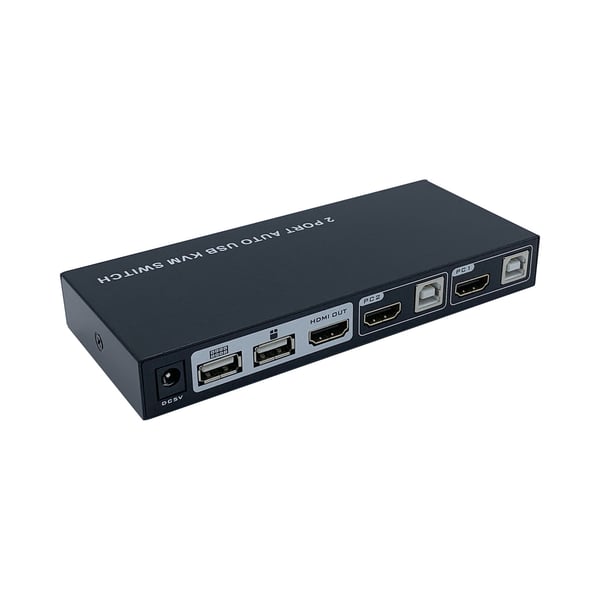 AISENS A111-0400 KVM-switchar Svart