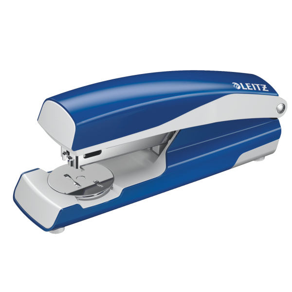 Leitz 5502 Blå, Rustfrit stål, Hvid
