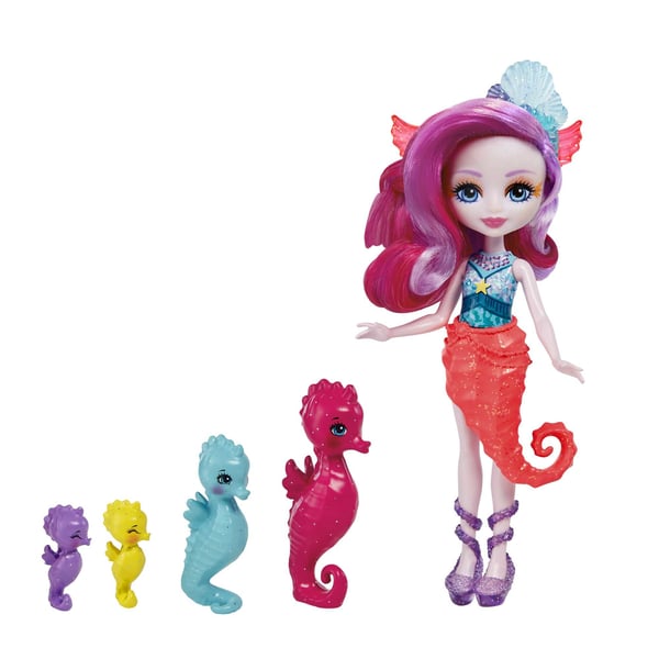 Royal Enchantimals ROYAL ENCHANTIMMALS OCEAN KINGDOM SEDDA SEAHORSE-FAMILIEDUKKER
