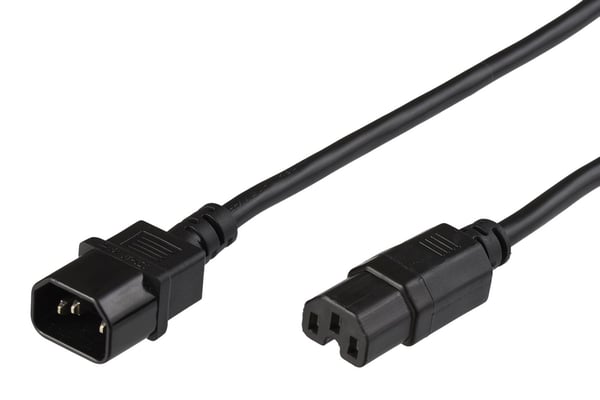 Microconnect PE011420 el-ledning Sort 2 m C14 forbinder C15 forbinder Microconnect PE011420 el-ledning Sort 2 m C14 forbinder C15 forbinder
