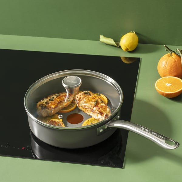 Tefal Renew+ C4243253 stegepande Gryde til alle formål Rund