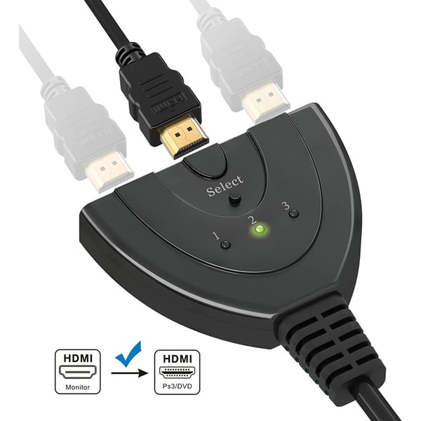 Techly IDATA HDMI-3F30 bild-switchar