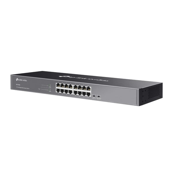 TP-Link Omada DS1016G nätverksswitchar Ohanterad Gigabit Ethernet (10/100/1000) 1U Svart