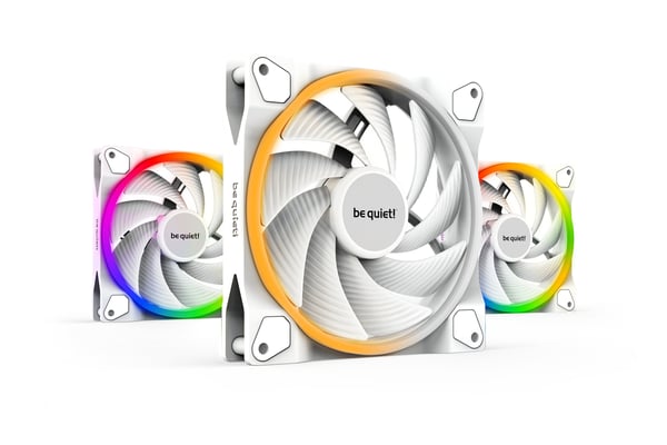 be quiet! Light Wings White | 140mm PWM high-speed Triple-Pack Datorväska Fan 14 cm Vit 3 styck