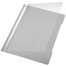 Leitz Standard Plastic File Grey A4 PVC (25) raporttikansi PVC-muovi Harmaa