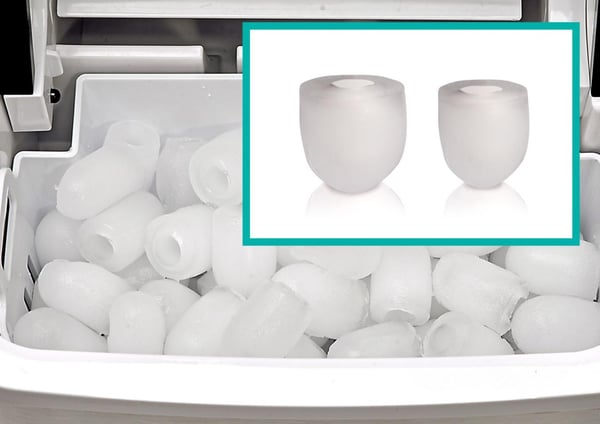 Gorenje IMD1200SB Bærbar isterningemaskine 12 kg/24t Rustfrit stål