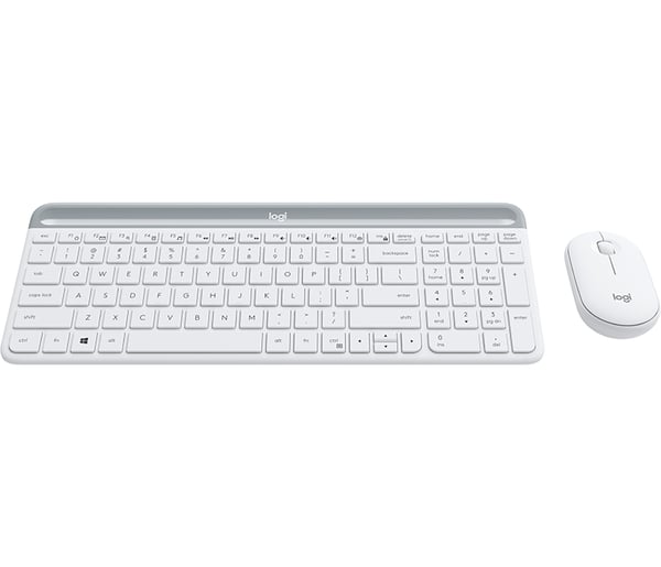 Logitech 920-009201 tangentbord Mus inkluderad Universal RF Trådlös QWERTY Nordic Vit