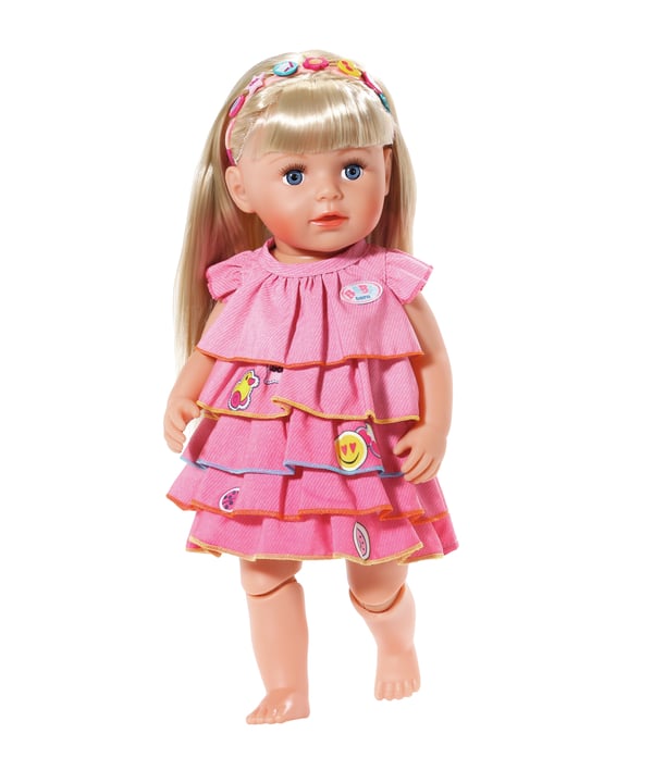 BABY born Summerdress Set w Pins Nuken vaatesetti