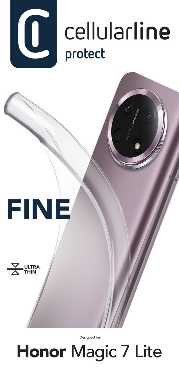 Cellularline 8018080494826 mobiltelefonfodral 17,2 cm (6.78") Mobilskal Transparent