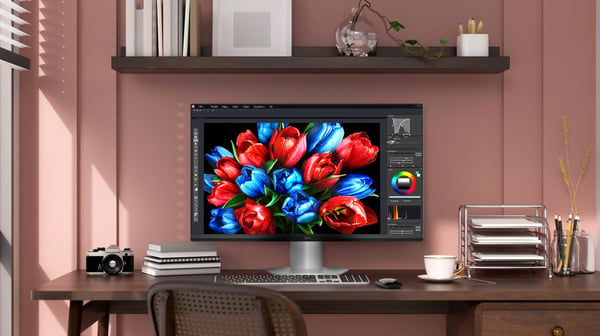 TCL 25G54 tietokoneen litteä näyttö 63,5 cm (25") 1920 x 1080 pikseliä Full HD QLED Valkoinen