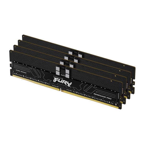 Kingston Technology FURY 64GB 6400MT/s DDR5 ECC Reg CL32 DIMM (sæt med 4) Renegade Pro EXPO