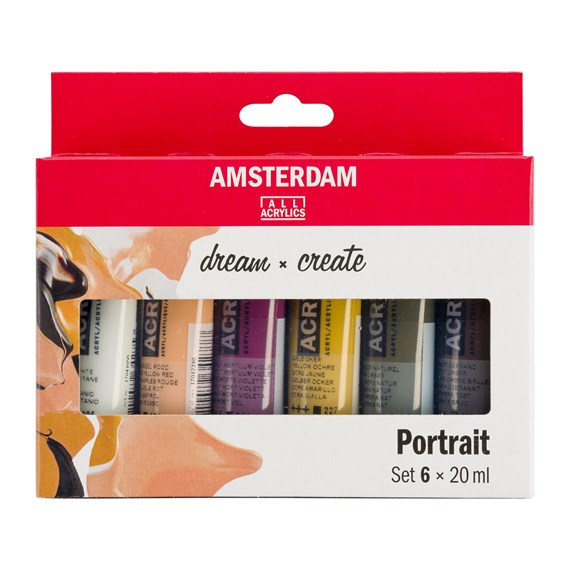 Amsterdam 17820502 hobbymaling Akrylmaling 6 stk