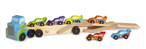 Melissa & Doug Mega Race-Car Carrier
