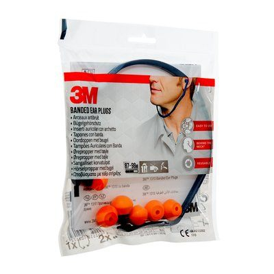 3M 1310C1 øreprop Genanvendelig øreprop Blå, Gul