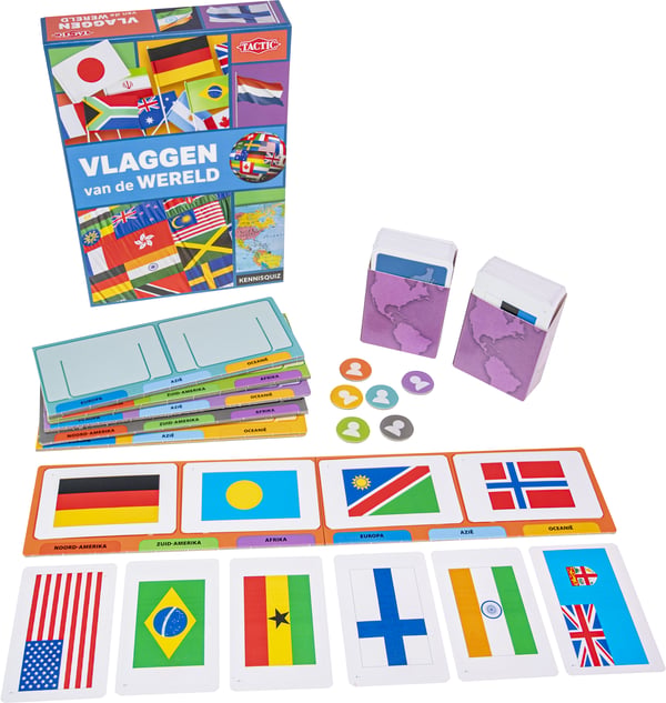 Tactic Vlaggen van de wereld Brætspil Oplysende
