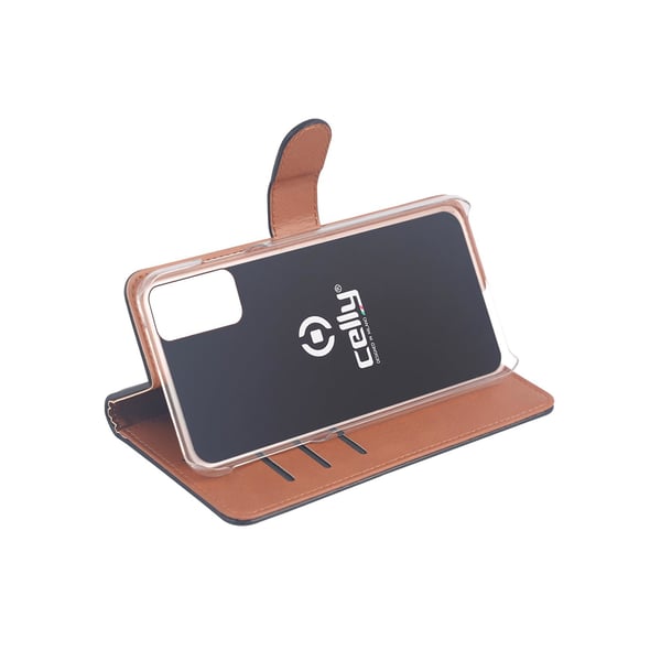 Celly Wally mobiltelefon etui 15,5 cm (6.1") Tegnebogsetui Sort