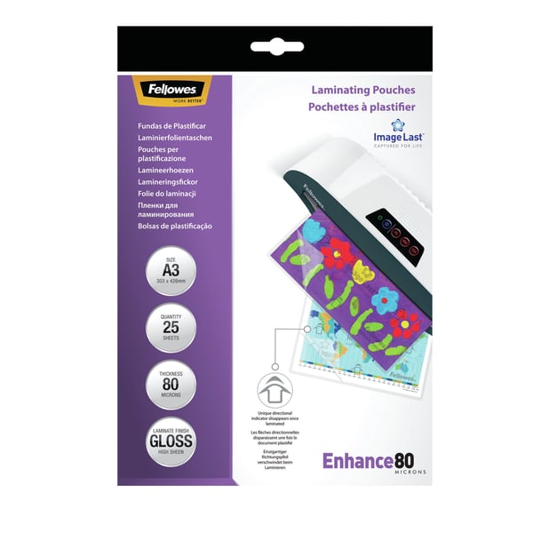 Fellowes 5396403 lamineringspåsar 25 styck