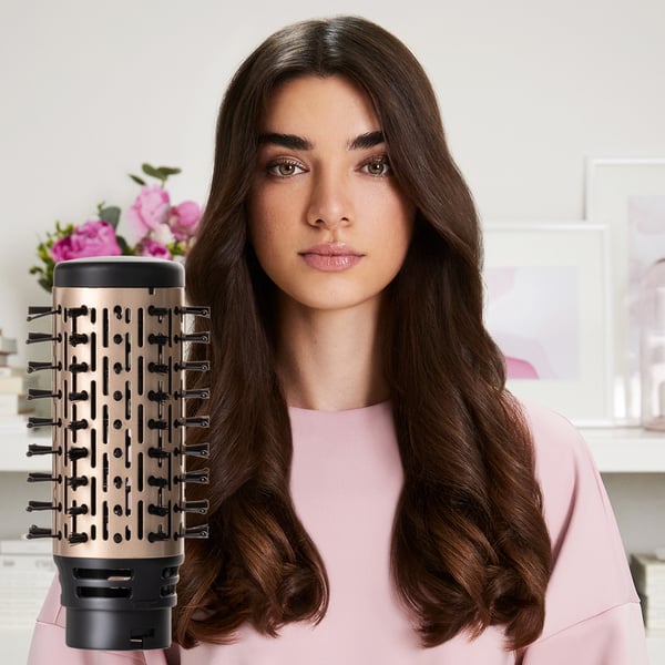 Bellissima Air Wonder 8 in 1 Varmluftsborste Varm Guld, Vit 1000 W 1,8 m
