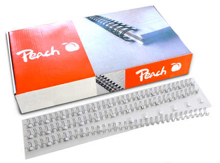 Peach 510996 omslag til papirindbinding A4 Sølv 100 stk