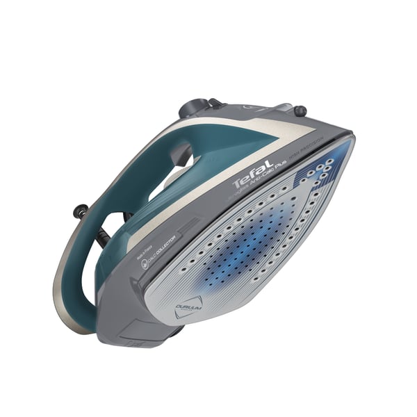 Tefal Ultragliss Anti-Calc Plus FV6842 Dampstrygejern 2800 W Blå, Sølv