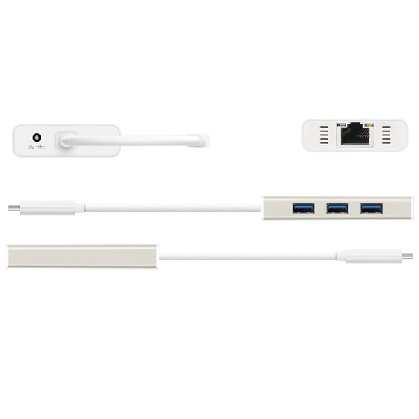 j5create JCH471-N USB-C™ Gigabit Ethernet og hub multi-adapter