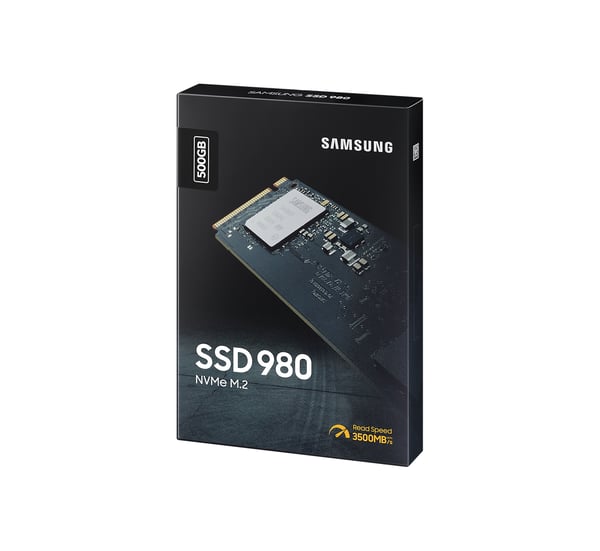Samsung 980 500 GB M.2 PCI Express 3.0 NVMe V-NAND MLC