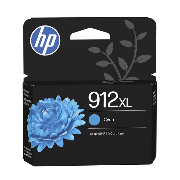 HP 912XL cyan original bläckpatron med hög kapacitet HP 912XL cyan original bläckpatron med hög kapacitet