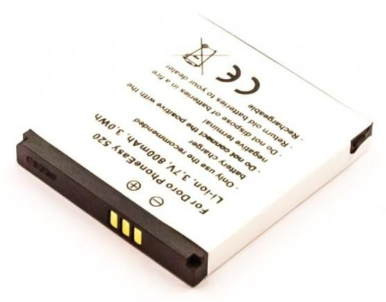 CoreParts MBXMISC0055 reservedel til mobiltelefon Batteri Sort