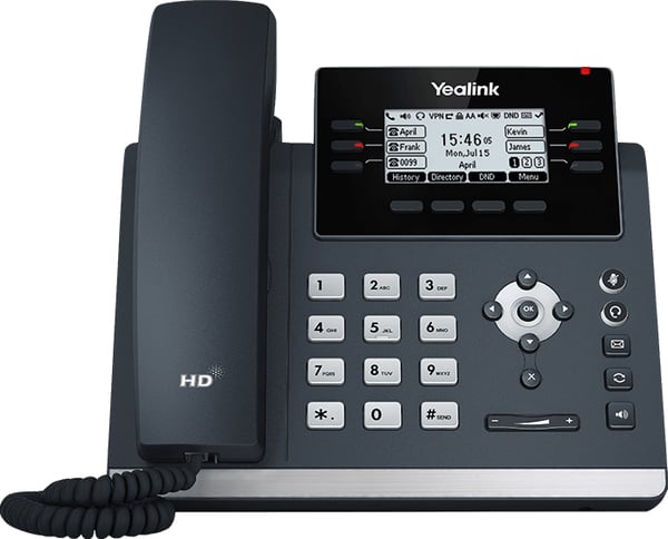 Yealink SIP T42U IP-telefoner Grå LCD Wi-Fi