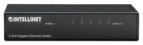 Intellinet 530378 nätverksswitchar Gigabit Ethernet (10/100/1000) Svart