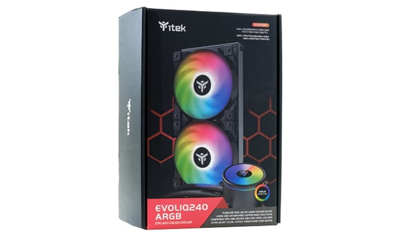itek EVOLIQ 240 ARGB Processor Allt-i-ett vätskekylare 12 cm