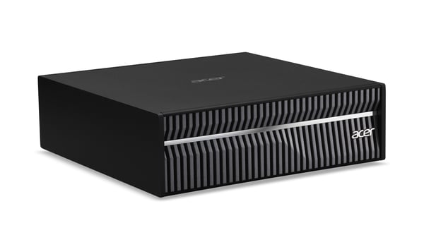 Acer Veriton VGN100 GB10 128 GB LPDDR5x-SDRAM 4 TB SSD DGX OS Mini PC Workstation Sort, Grå