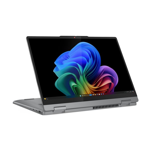 Lenovo IdeaPad 5 2-in-1 14Q8X9 Copilot+ PC Snapdragon X1P-42-100 Hybrid (2-i-1) 35,6 cm (14") Berøringsskærm WUXGA 16 GB LPDDR5x-SDRAM 1 TB SSD Wi-Fi 7 (802.11be) Windows 11 Home Tysk Grå