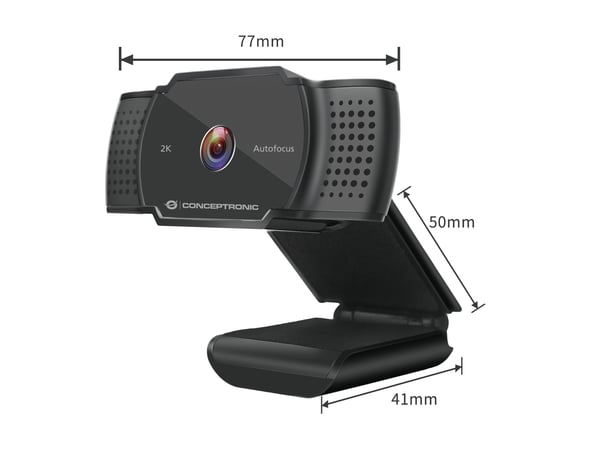 Conceptronic AMDIS02B verkkokamera 5 MP 2592 x 1944 pikseliä USB 2.0 Musta
