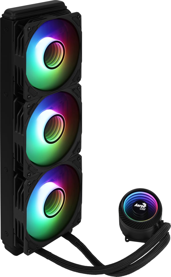 Aerocool Mirage L360 Processor Allt-i-ett vätskekylare Svart 1 styck