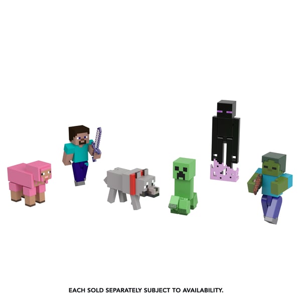Minecraft Craft-a-Block-figurer, autentisk karaktär baserad på tv-spelet