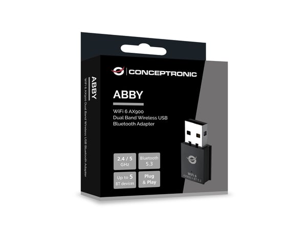 Conceptronic ABBY26B netværkskort WLAN / Bluetooth 900 Mbit/s