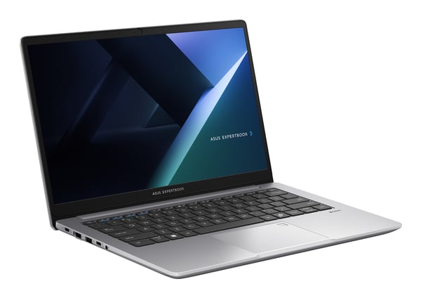 ASUS ExpertBook B1 B1403CVA-S69070 Intel Core 5 120U Laptop 35,6 cm (14") Fuld HD 16 GB DDR5-SDRAM 512 GB SSD Wi-Fi 6E (802.11ax) Grå QWERTY Spansk