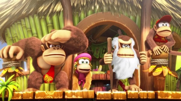 Nintendo Donkey Kong Country: Tropical Freeze Standard Tysk, Engelsk, Spansk, Fransk, Italiensk Nintendo Switch