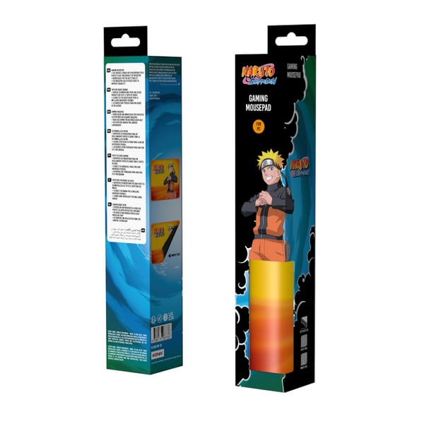 Konix Naruto KX MOUSEPAD ORANGE Spelmusmatta Orange, Gul
