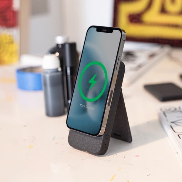 mophie Snap + powerstation stand Litium-Ion (Li-Ion) 10000 mAh Trådlös laddning Svart