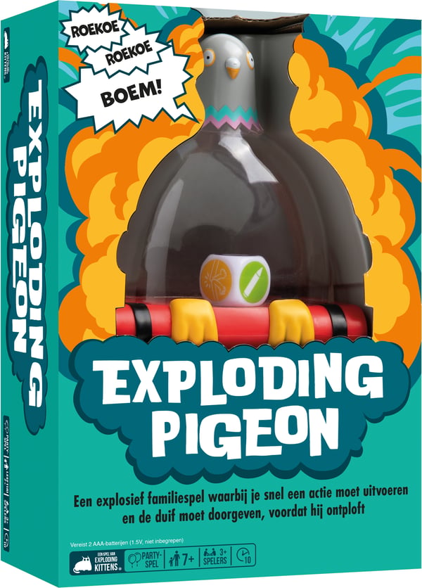 Asmodee Exploding Pigeon Kortspil Fest