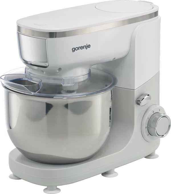 Gorenje MMC1005W matberedare 1000 W 4,8 l Grå, Rostfritt stål, Vit
