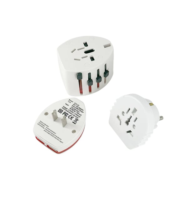 Microconnect PETRAVEL12 oplader til mobil enhed Universel Hvid USB Indendørs
