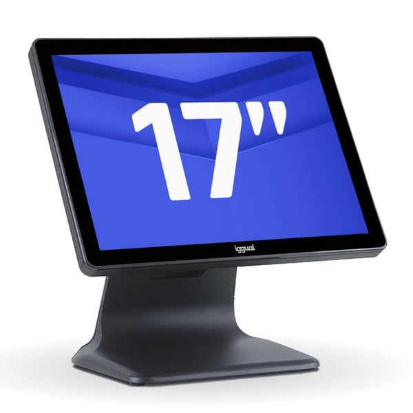 iggual AIO 17.68.1000i5 1,7 GHz Allt-i-ett 43,2 cm (17") 1280 x 1024 pixlar Pekskärm Svart